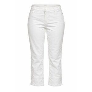 J Jill Denim White Capri Jeans Women 18 Mid Rise Frayed Hem Stretch Casual